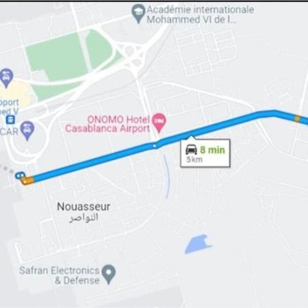 Adorable Apartamento A 8 Min Del Aeropuerto De Casablanca,Wifi Ultra Rapido Y Parking Gratis Derroua Ngoại thất bức ảnh