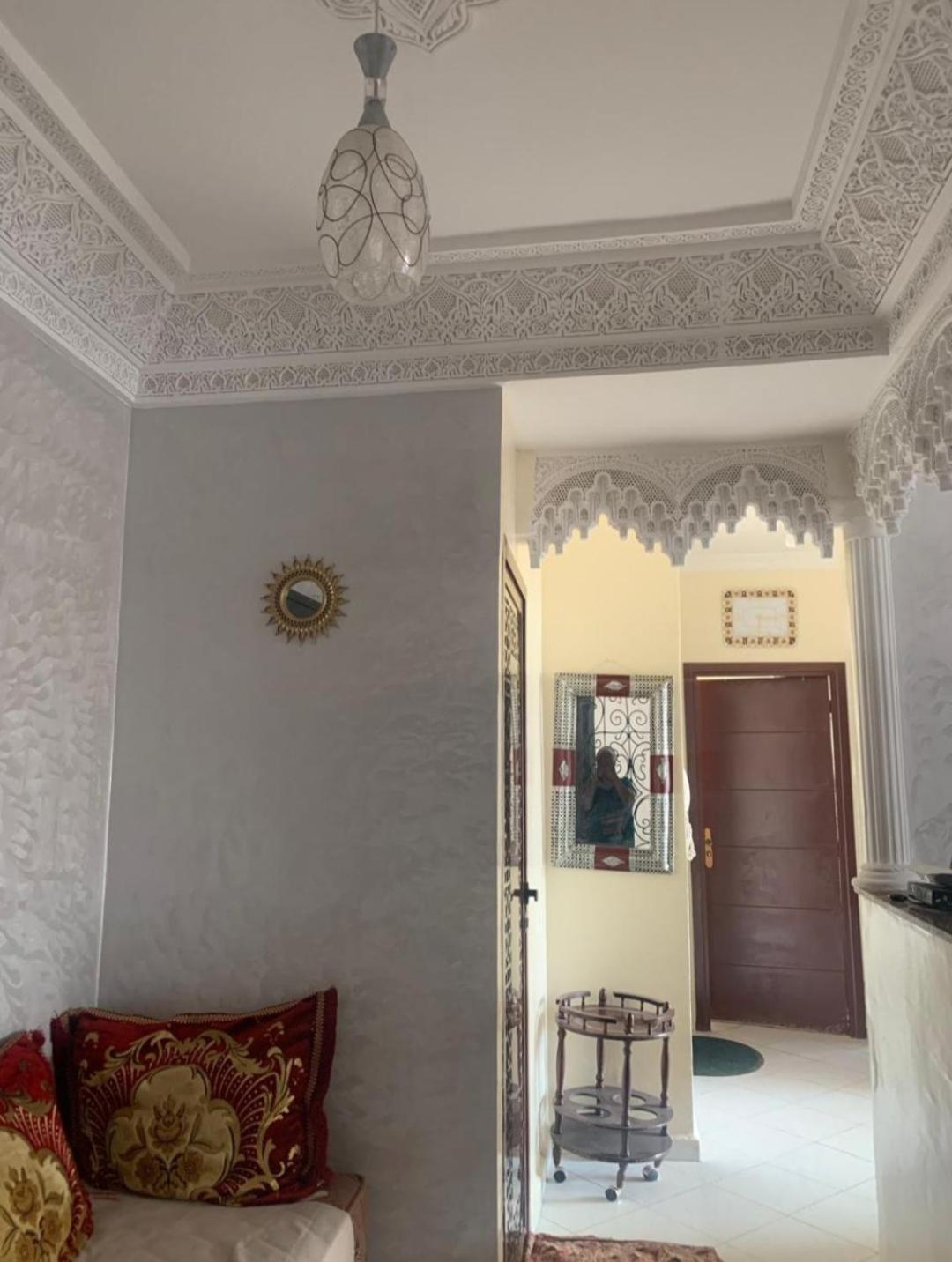 Adorable Apartamento A 8 Min Del Aeropuerto De Casablanca,Wifi Ultra Rapido Y Parking Gratis Derroua Ngoại thất bức ảnh